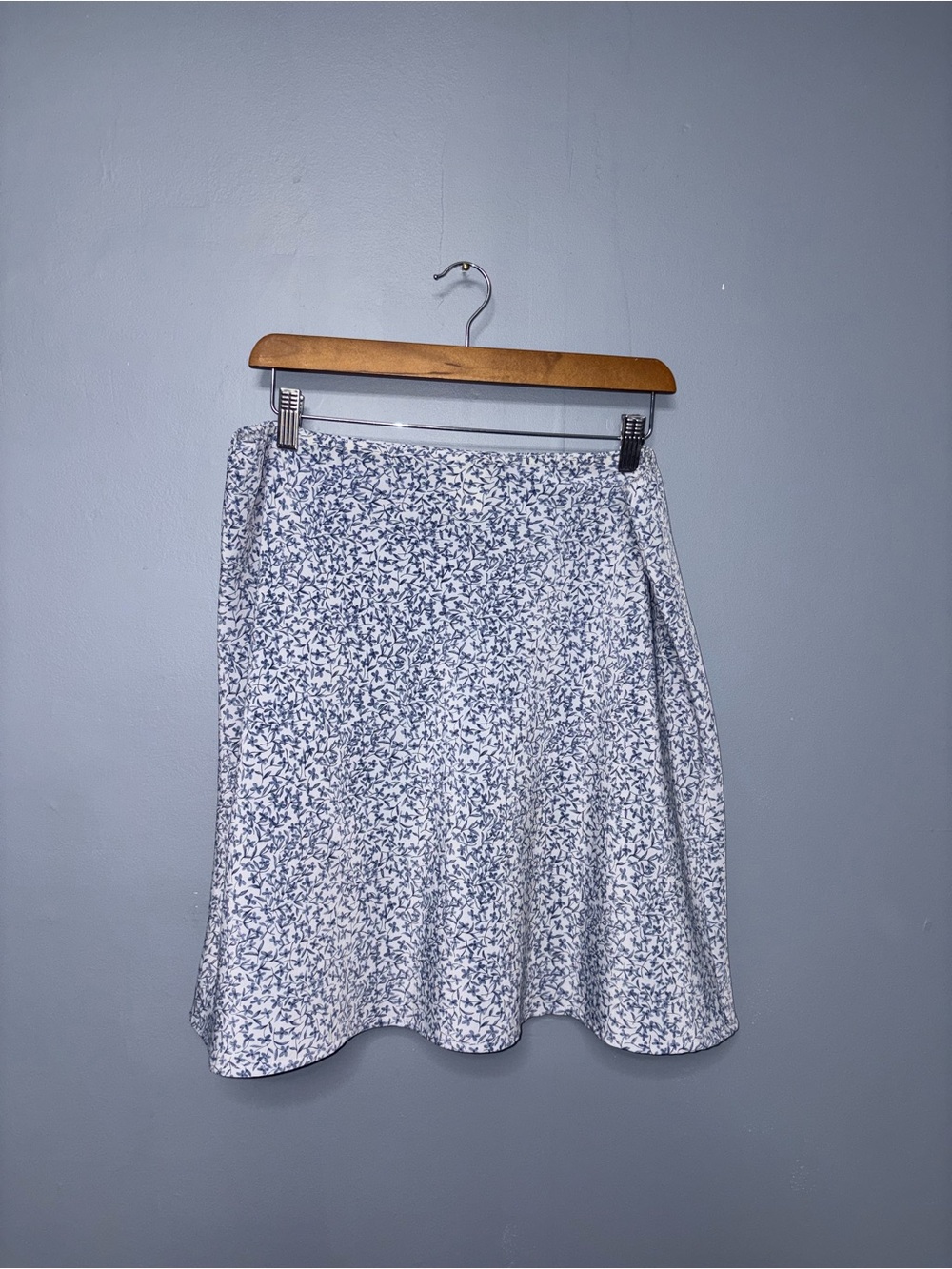 Blue Floral Skirt | Size 9/10